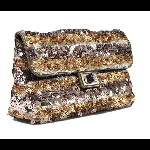 NEW Chanel Sequin Striped Medium Reissue Flap Multicolor - Picture 2 of 10